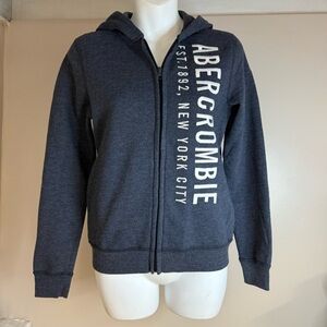 Abercrombie Kids Blue Hoodie  Jacket Full Zip Boys/girls Size 11/12